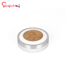 Luxury Angel Pattern Double Layer Makeup Powder Compact Case Containers with Mirror